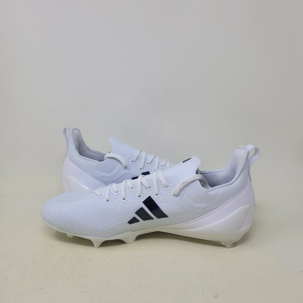 Adidas Adizero Electric + Football Cleats White Black IH7451 Men's Size 11.5 - Picture 8 of 10